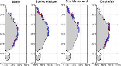 Climate-Driven Range Shifts Are Rapid Yet Variable Among Recreationally Important Coastal-Pelagic Fishes